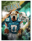 Póster personalizado para mascotas 'Miami Doggos'