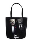 Bolsa Tote Personalizada para 2 Mascotas 'The Dogfathers'
