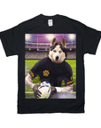 Camiseta personalizada para mascotas 'El jugador de rugby'