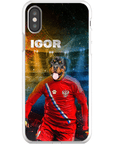 Funda para móvil personalizada 'Russia Doggos Soccer'