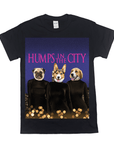 Camiseta personalizada con 3 mascotas 'Humps in the City'