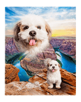 Lienzo personalizado para mascotas 'Majestic Canyon'