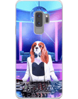Funda para móvil personalizada 'La DJ femenina'