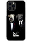 Funda personalizada para teléfono con 2 mascotas 'The Dogfathers'