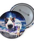 Doggo en el espacio Pin personalizado