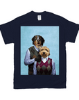 Camiseta personalizada para 2 mascotas 'Step Doggo & Doggette'