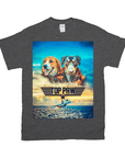 Camiseta personalizada para 2 mascotas 'Top Paw'