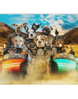 Manta personalizada para 8 mascotas 'Harley Wooferson'