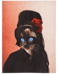 Manta personalizada para mascotas 'Amy Cathouse'