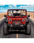 Rompecabezas personalizado de 2 mascotas 'The Yeep Cruisers'