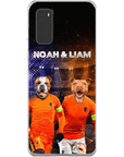 Funda personalizada para teléfono con 2 mascotas 'Holland Doggos'