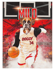 Manta personalizada para mascotas 'Doggo Heat'