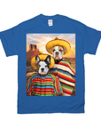 Camiseta personalizada para 2 mascotas '2 Amigos'