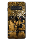 Funda para móvil personalizada con 2 mascotas 'Dog Busters'