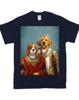 Camiseta personalizada con 2 mascotas 'Rey y Reina'