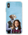 Funda para teléfono personalizada 'Step Doggo & Human (hembra)'
