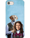 Funda para teléfono personalizada 'Step Doggo & Human (hembra)'