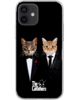 Funda personalizada para teléfono con 2 mascotas 'The Catfathers'
