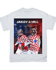 Camiseta personalizada con 2 mascotas 'Croatia Doggos'
