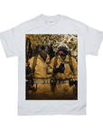 Camiseta personalizada para 2 mascotas 'Dog Busters'