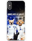 Funda personalizada para teléfono con 2 mascotas 'England Doggos'