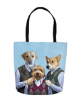 Bolsa de mano personalizada para 3 mascotas 'Step Doggos & Doggette'
