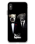 Funda personalizada para teléfono con 2 mascotas 'The Dogfathers'