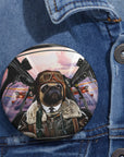 El pin personalizado piloto