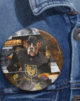 Pin personalizado de hockey de Las Vegas Doggos