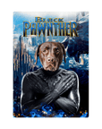 Lienzo personalizado para mascotas 'Black Pawnther'