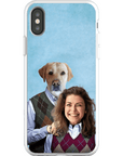 Funda para teléfono personalizada 'Step Doggo & Human (hembra)'