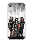Funda personalizada para teléfono con 4 mascotas 'Kiss Doggos'