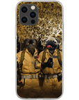Funda para móvil personalizada con 2 mascotas 'Dog Busters'