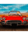 Rompecabezas personalizado para mascotas 'The Classic Paw-Vette'