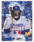 Manta personalizada para mascotas 'Los Angeles Doggers'