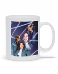 Taza personalizada '1980 Lazer Portrait Pet (Masculino)/Humano (Femenino)'