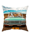 Cojín personalizado para 2 mascotas 'The Lowrider'