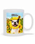 Taza personalizada para mascotas 'El Girasol'