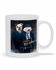 Taza personalizada para 2 mascotas 'AC/Doggos'
