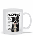 Taza personalizada para mascotas 'Playdog'