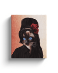 Lienzo personalizado para mascotas 'Amy Cathouse'