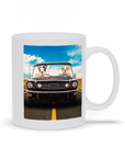 Taza personalizada para 2 mascotas 'The Classic Woofstang'