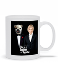 Taza personalizada para mascota/humano 'The Dogfather & Dogmother'