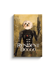 Lienzo personalizado para mascotas 'Resident Doggo'