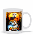 Taza personalizada para 2 mascotas 'Street Doggos'