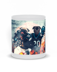 Taza personalizada para 2 mascotas 'Philadelphia Doggos'