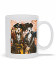 Taza Personalizada para 2 Mascotas 'Los Piratas'