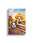 'Amigos' Personalized Pet Portraits - Custom Multi-Pet Canvas & Poster Artwork