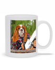 Taza personalizada para mascota 'Leñadora'