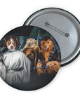 Star Woofers Pin Personalizado 3 Mascotas
